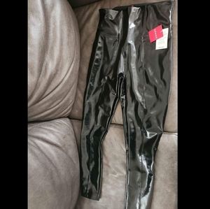 Spanx Faux Patent Leather Leggings